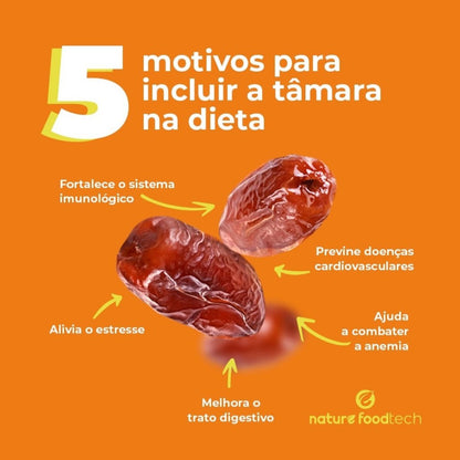 Kit 6X: Alfajor recheado de Tâmara com Cobertura de Chocolate Meio Amargo